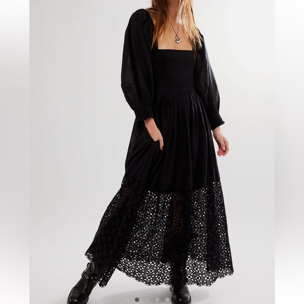 NWOT Free People Perfect Storm Midi Dress